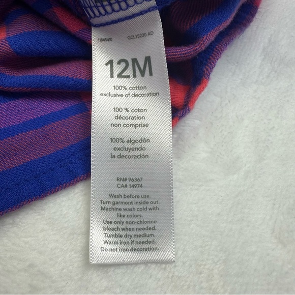 OshKosh B'gosh Blue and Pink Plaid Blouse - Picture 8 of 8